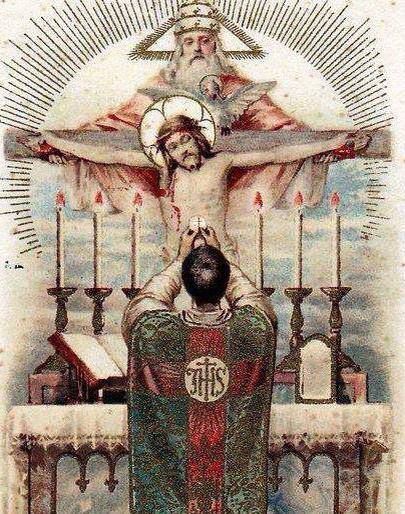 We offer thee the holy Mass,
Thee our Creator to adore;
To thank thee for thy gracious gift
And praise thy name for evermore.