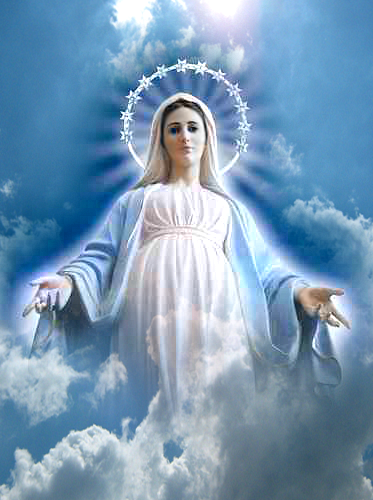 Hail, Queen of heaven, the ocean star,
Guide of the wanderer here below,
Thrown on life’s surge, we claim thy care,
Save us from peril and from woe.
Mother of Christ, Star of the sea
Pray for the wanderer, pray for me.