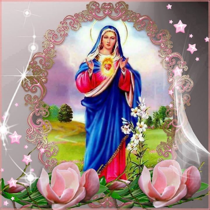 Mary is so filled with God’s grace that anything or anyone that comes through her becomes pleasing in God’s eyes.